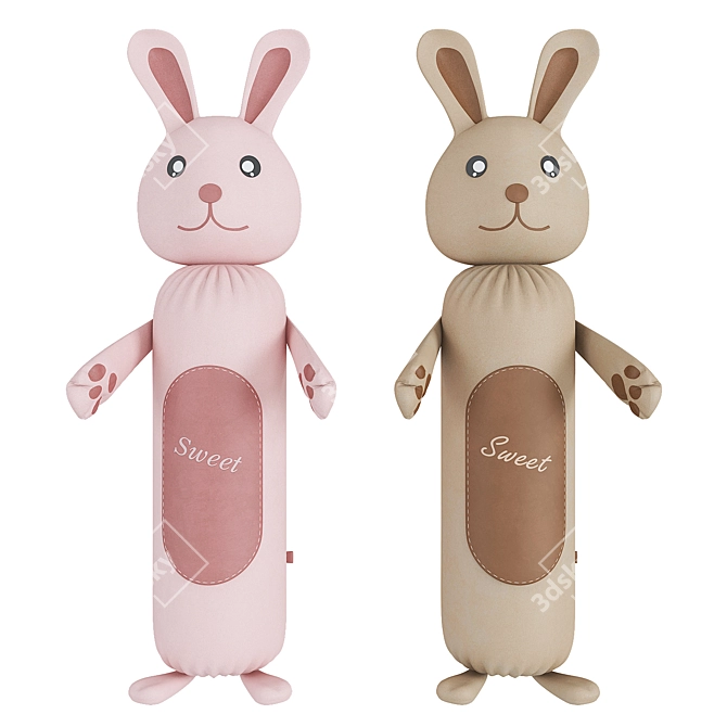 Lively Leveret Playtime Set 3D model image 1