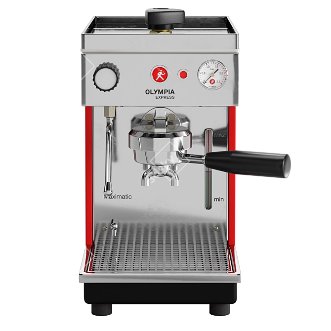 Swiss Precision Espresso Machine 3D model image 2
