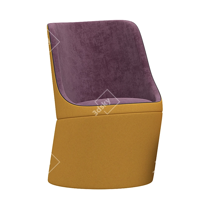 Sleek and Stylish DIDI Chair 3D model image 3