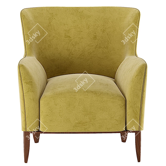 Poliform Grace Wood Chair 3D model image 2