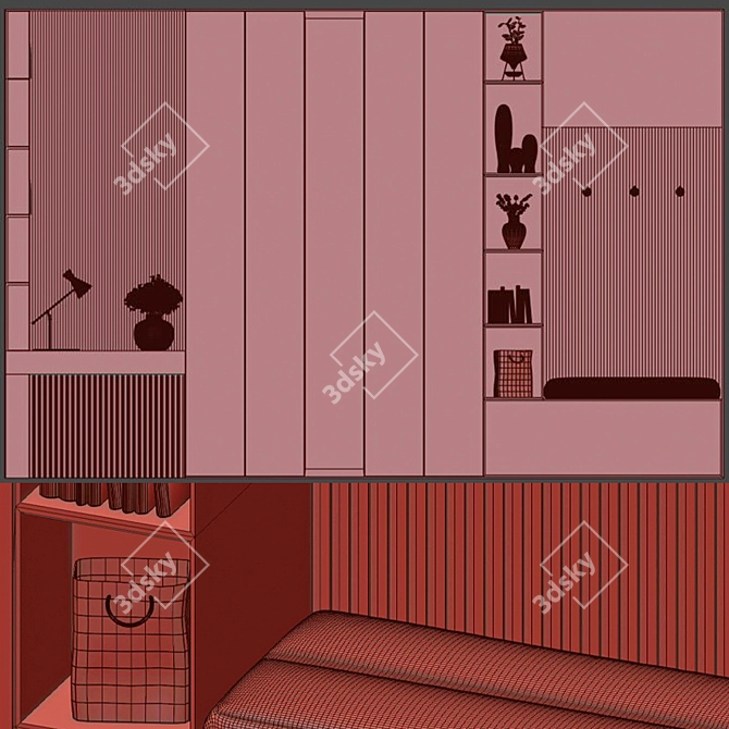 Elegant Hallway Design - 2015 3D model image 5