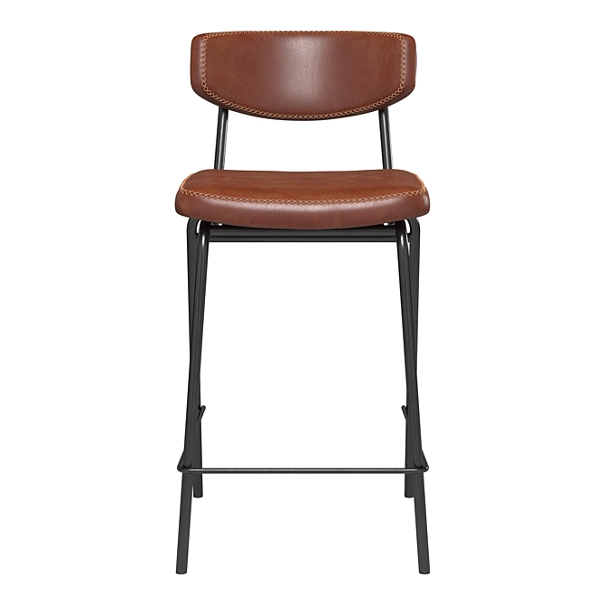 Elegant Burholme Bar Stool 3D model image 2