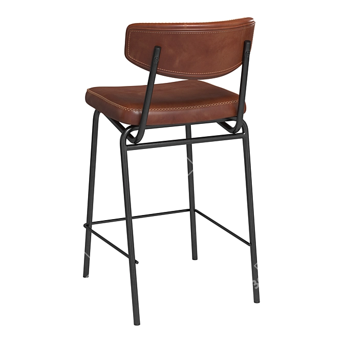 Elegant Burholme Bar Stool 3D model image 3