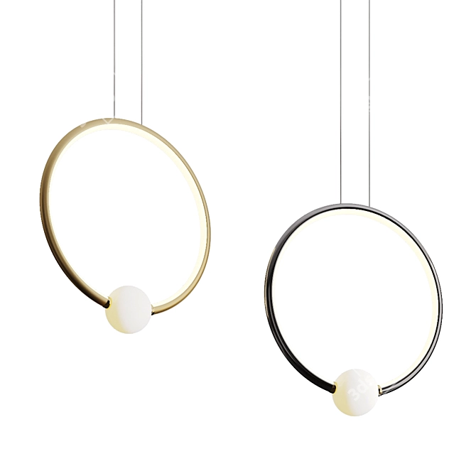Celia D43 Pendant Light 3D model image 1