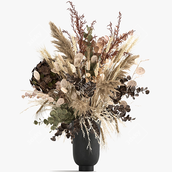 Ethereal Autumn Bouquet 3D model image 1