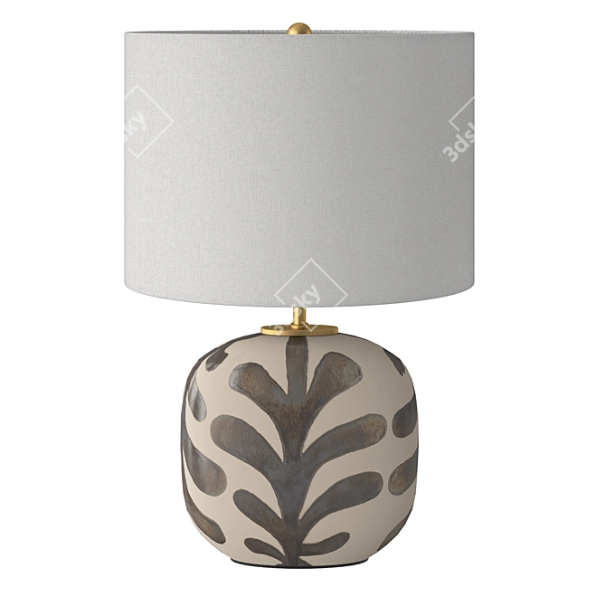 Kate Spade Parkwood Medium Table Lamp 3D model image 4
