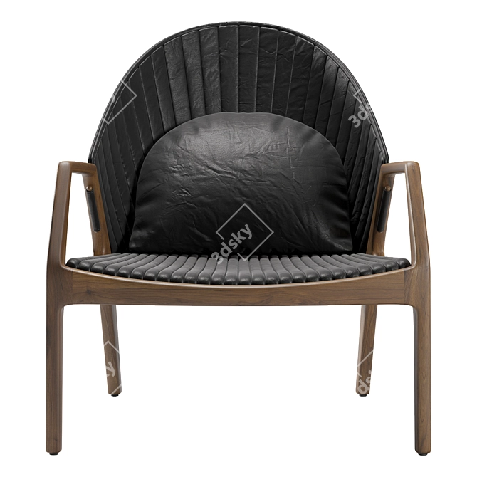 Estudiobola Luisa Lounge Chair 3D model image 2