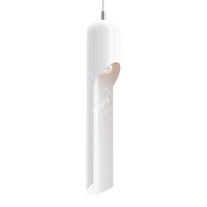 Elegant Paris Pendant Light 3D model image 1