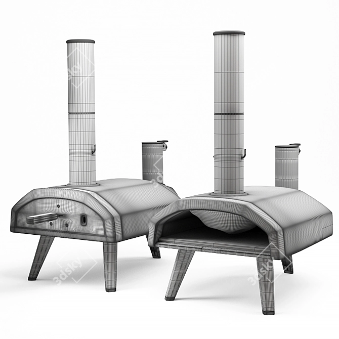 Ooni Outdoor Pizza Oven: Perfect for Delicious Homemade Pizzas 3D model image 3