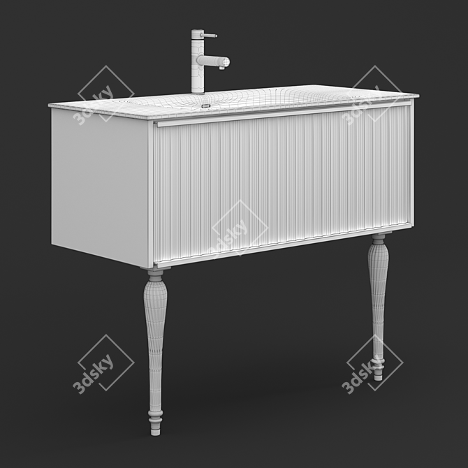 Elegant Armadi Art Vallessi Vanity 3D model image 3
