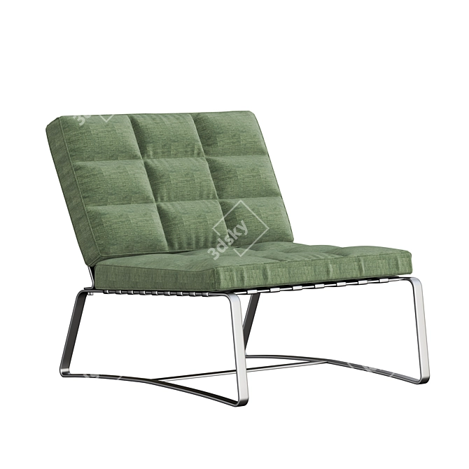 Minotti Delaunay Quilt: Luxe Elegance for your Home 3D model image 1