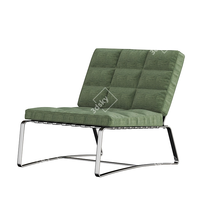 Minotti Delaunay Quilt: Luxe Elegance for your Home 3D model image 2