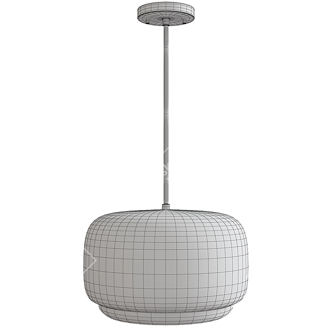 Contemporary Enkel LED Pendant Light 3D model image 3