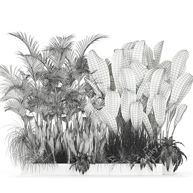 Botanical Bliss: 586 Stunning Plants 3D model image 5