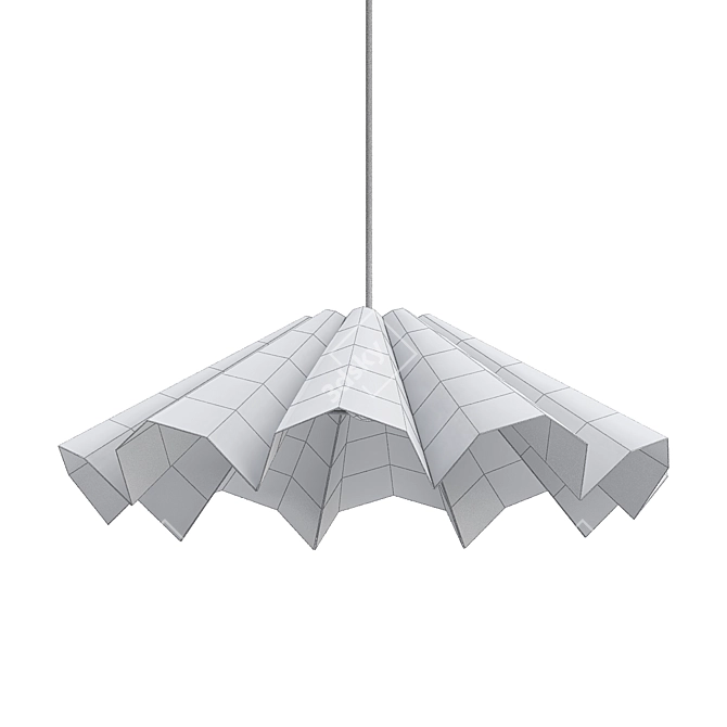 Elegant Delfina Pendant Light 3D model image 2