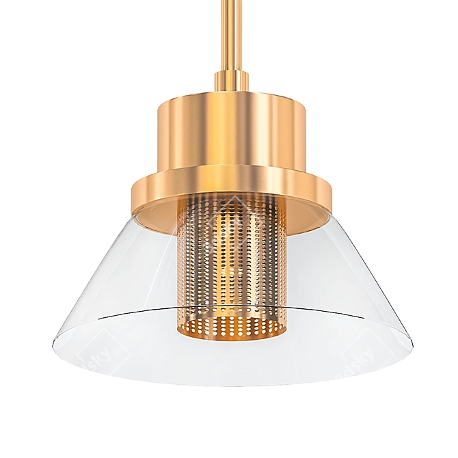 Elegant Paoli Pendant for Sophisticated Spaces 3D model image 1