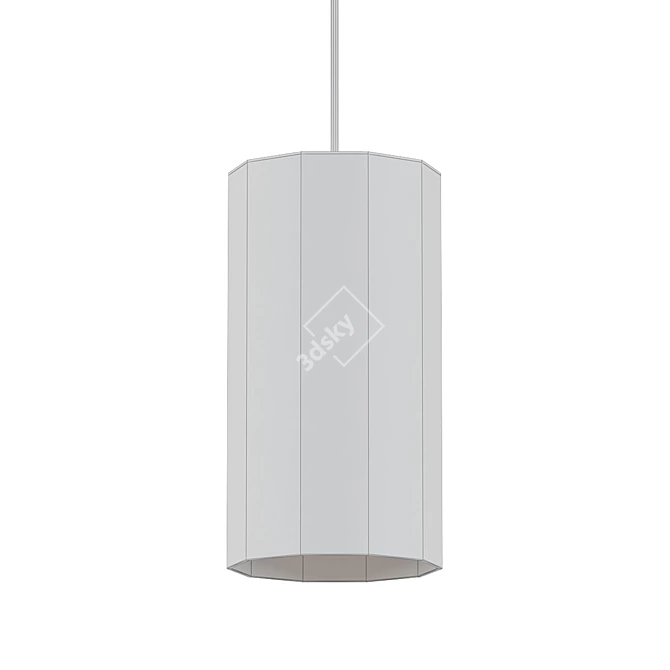 Elegant Lula Pendant - Illuminate Your Space 3D model image 2