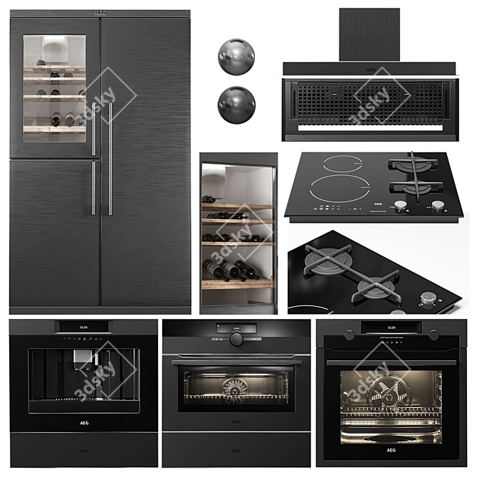  AEG Kitchen Master Collection 3D model image 2