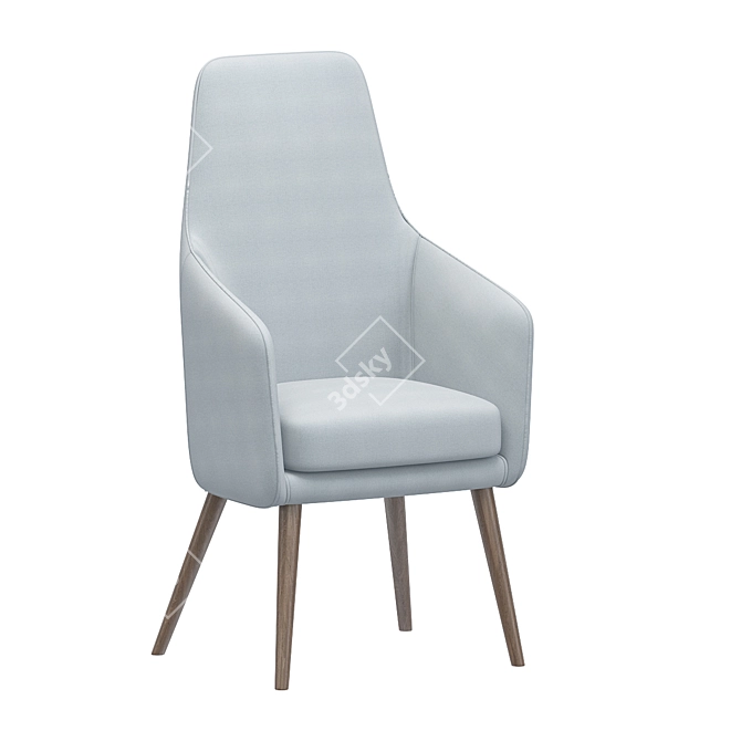 Luxury Montbel Armchair 3D model image 1
