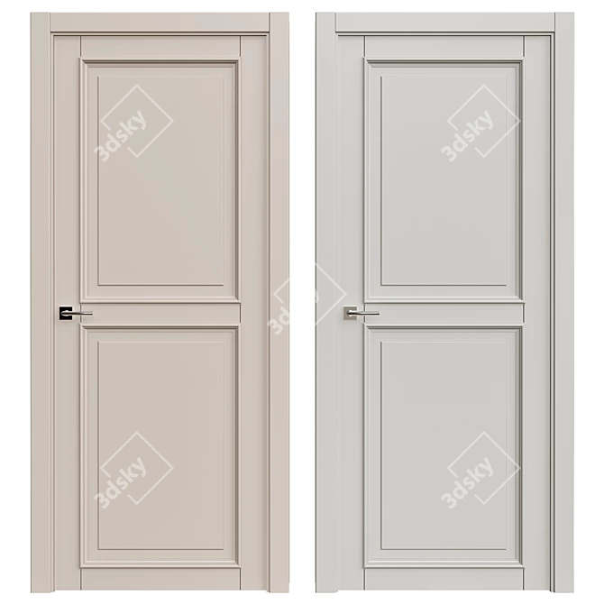 Modern Interior Door 142 3D model image 1