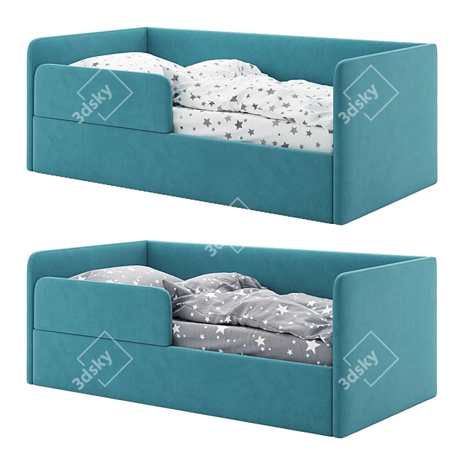 Dreamy Dalmatian Bed 3D model image 1
