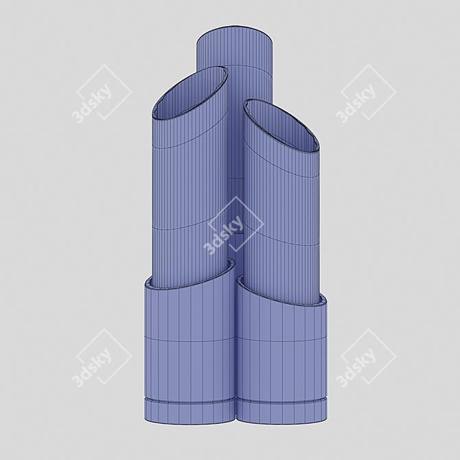 Cosmopolitan Crystal Tycho Table Lamp 3D model image 3