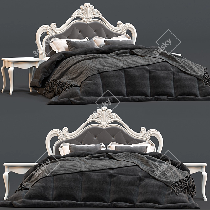Lollipop Dreams Bed: Modern Decor 3D model image 1