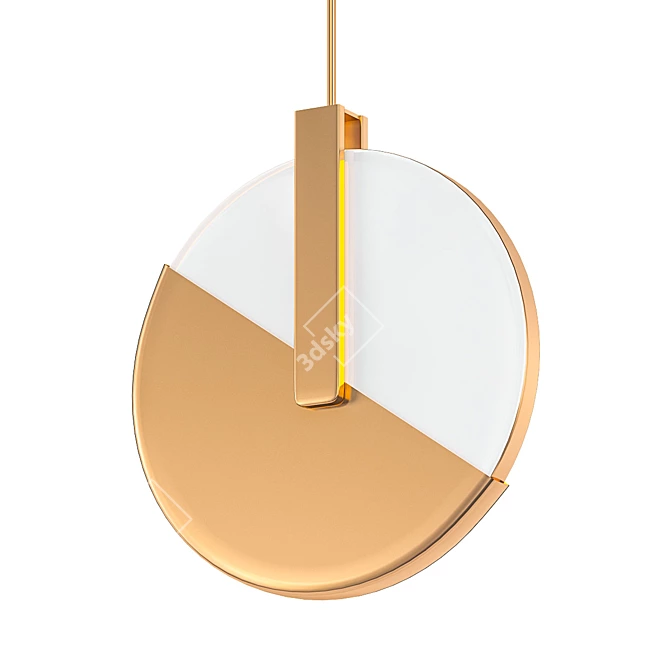 Elegant KIANA Pendant Light 3D model image 1
