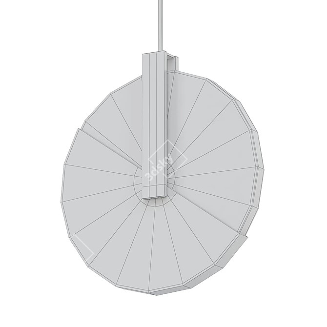Elegant KIANA Pendant Light 3D model image 2