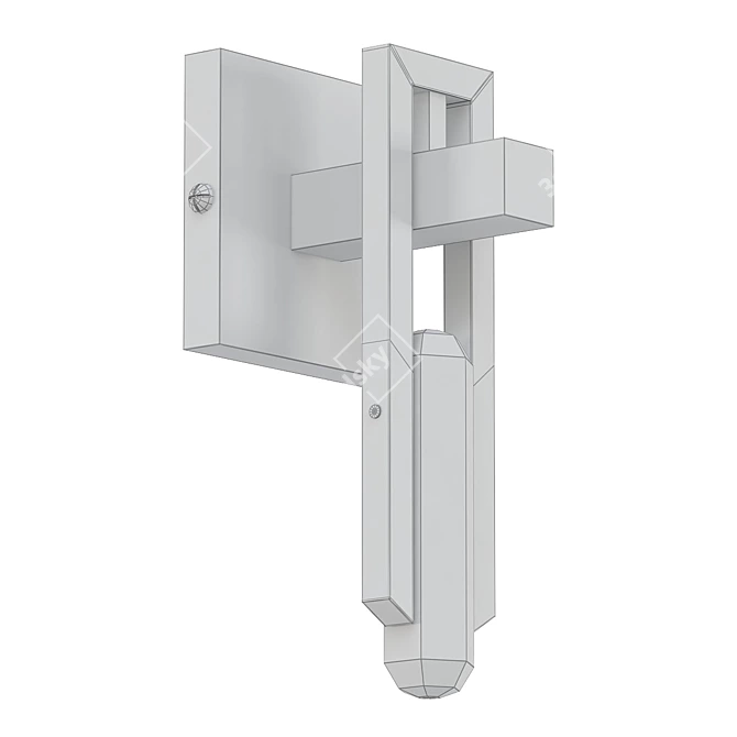Elegant Dakota Wall Lamp 3D model image 2