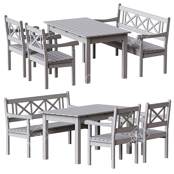 Skagerak Skagen Table Set 3D model image 6