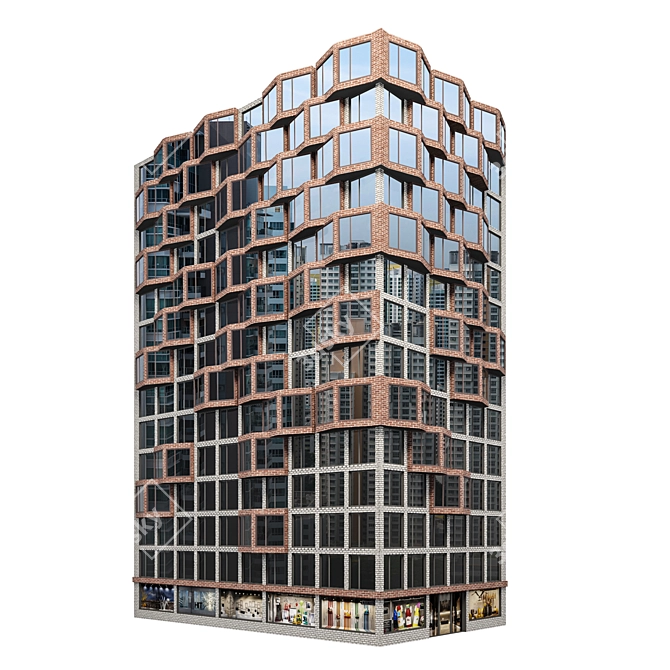 Brigade Building 03: High-Quality 3D Model 3D model image 1