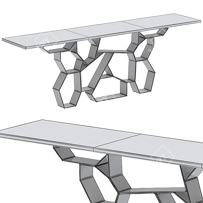 Krypton: Futuristic 3D Model 3D model image 2