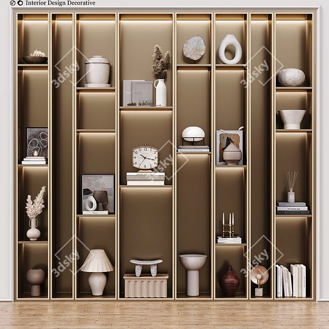 Elegant Design Decor Accent 3D model image 1