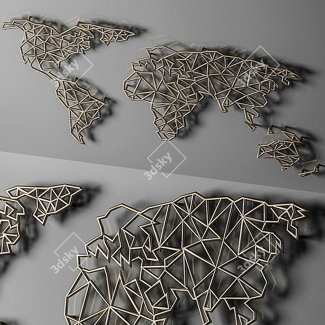 Global Metallic Map: Corona Render 3D model image 2