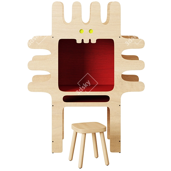 Minimalist Leo Desk by xo-inmyroom 3D model image 2