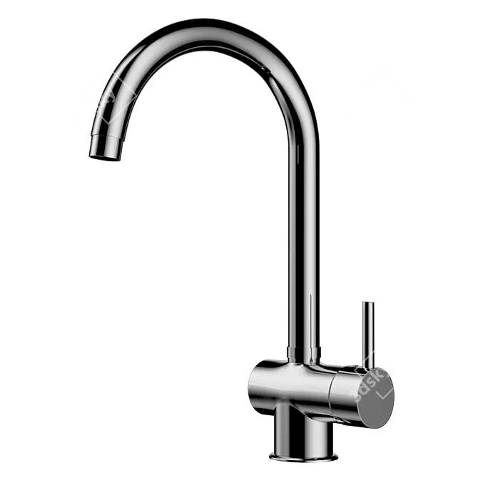 Swivel Spout Quadro-Brass 6812 3D model image 1