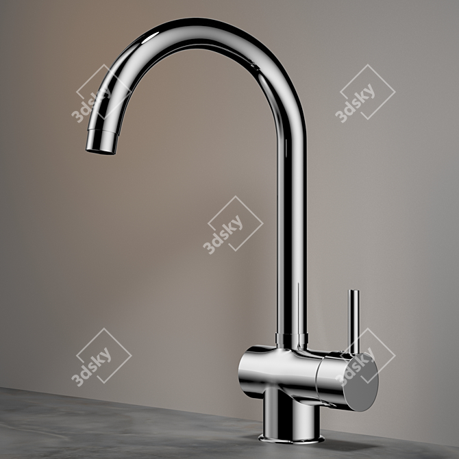 Swivel Spout Quadro-Brass 6812 3D model image 2