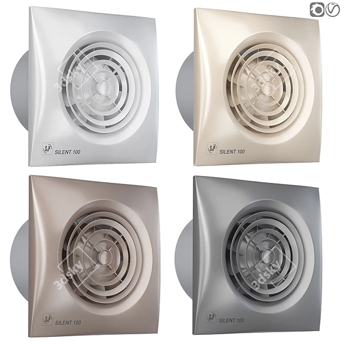Soler & Palau Exhaust Fan 3D model image 5