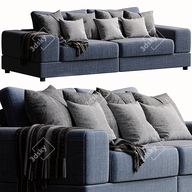 Ultimate Comfort Sofa Boss 3D model image 2