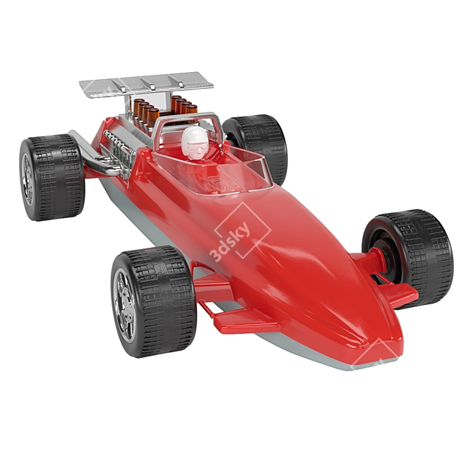 Classic USSR Inertial Formula 3D model image 1