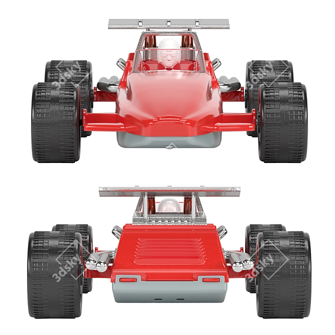 Classic USSR Inertial Formula 3D model image 2