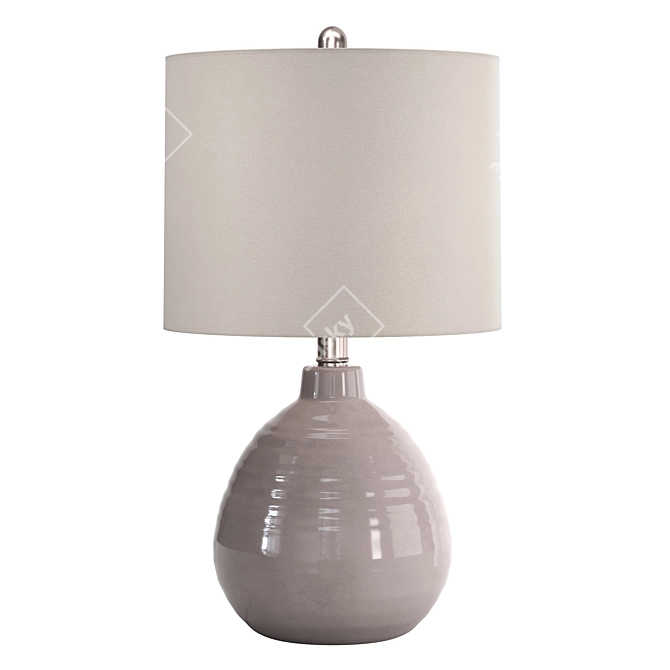 Elegant Alverez Table Lamp 3D model image 1