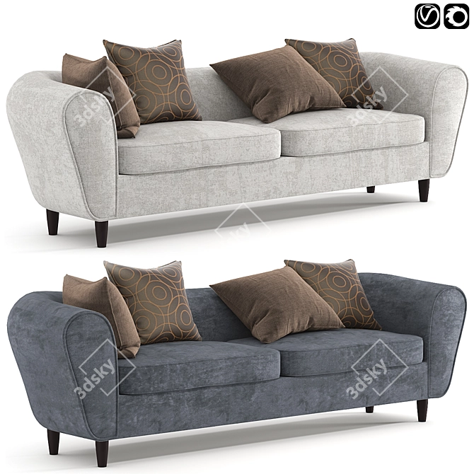 Modern Sofa - Koltuk Sofa 3D model image 2