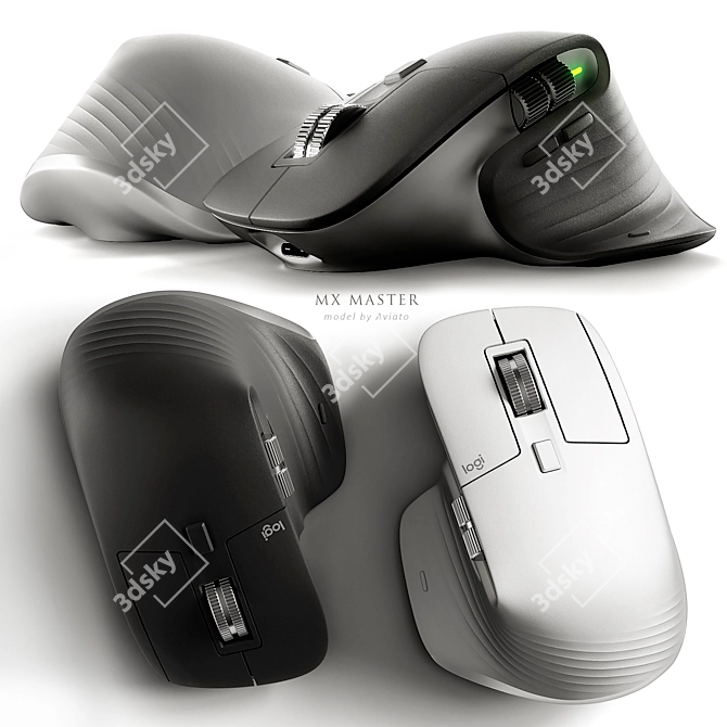 Advanced Wireless Mouse | Logitech MX Master 3 3D model image 1