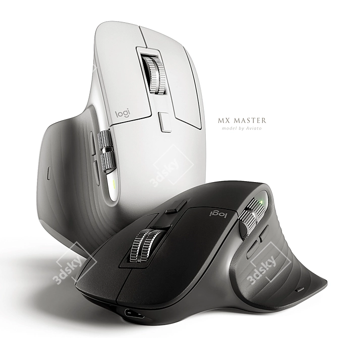 Advanced Wireless Mouse | Logitech MX Master 3 3D model image 2