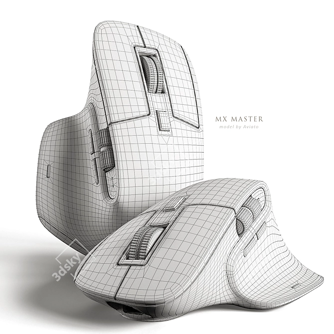 Advanced Wireless Mouse | Logitech MX Master 3 3D model image 6