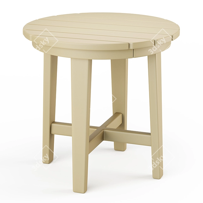 Modern Outdoor Side Table - Vista II 3D model image 1