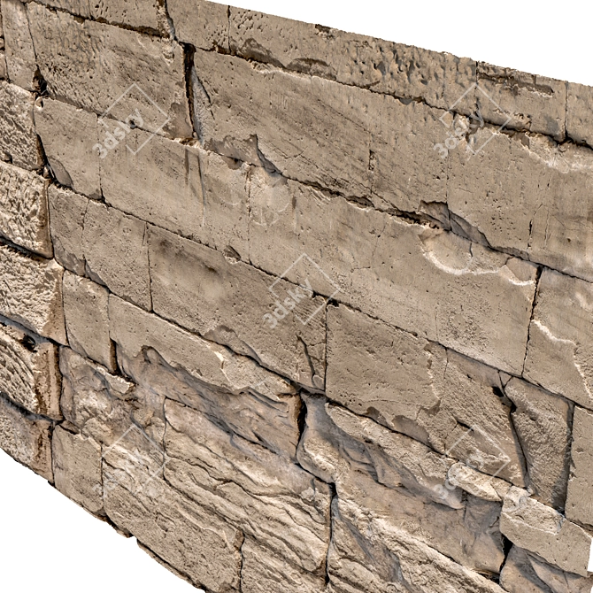 Egyptian Pyramid Wall Replica 3D model image 3