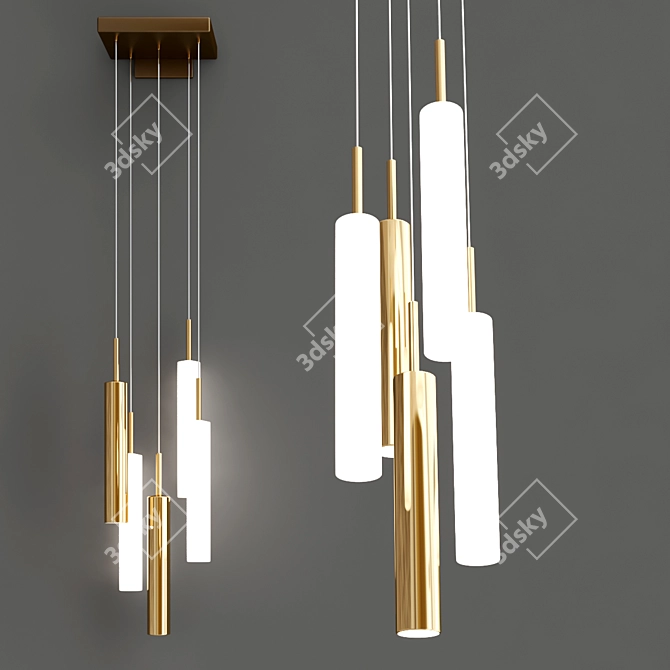 RAINy DAY WALL LAMP: A StYLISH & FUNCTIONAL LIGhting Solution 3D model image 2